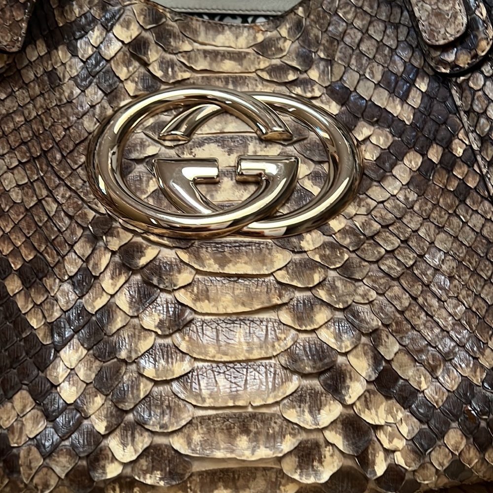 Gucci Python Hobo - image 2